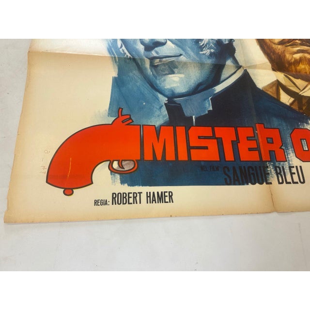 Vintage Italian Movie Poster Kind Hearts and Coronets, 1966 For Sale - Image 4 of 7