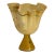 1960s Murano Style Fluted Top Compote Vase For Sale