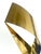 Brass Vintage 1980's Curtis Jere Brass Ribbon Sculpture on a Marble Base For Sale - Image 8 of 12