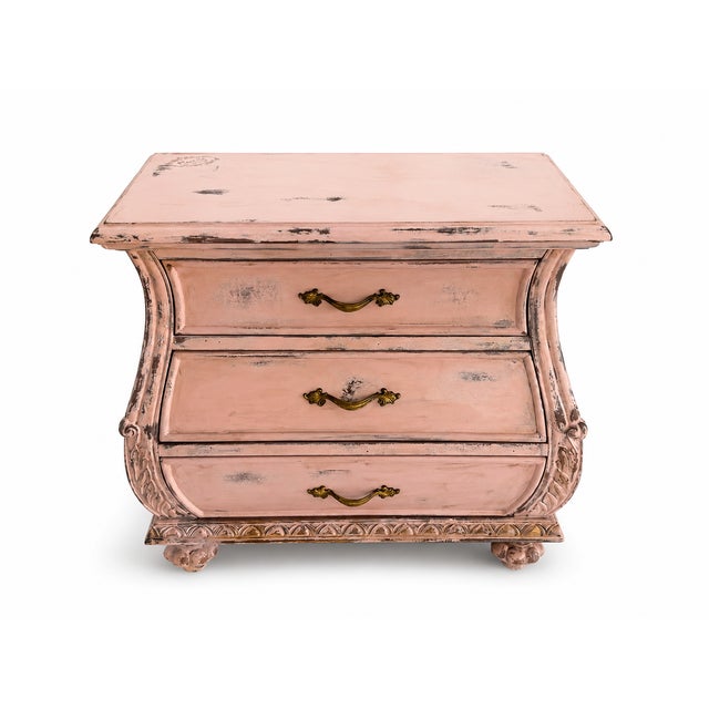Bring timeless French country elegance into your home with this beautifully refinished three-drawer chest, perfectly sized...