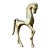 Vintage MCM Polished Brass Etruscan Horse For Sale