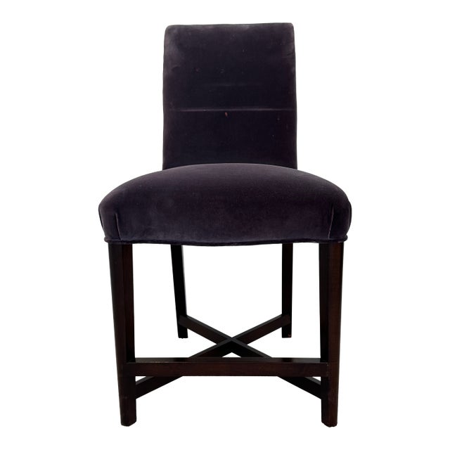 Donghia Side Chair With Mahogany Legs For Sale