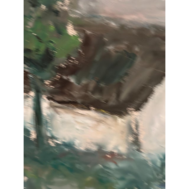 Kai Nielsen, Landscape with Houses, 1960s, Oil on Panel, Framed For Sale - Image 7 of 13