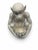 Late 20th Century Vintage Hollywood Regency White Glazed Ceramic Monkey and Banana Cachepot Planter For Sale - Image 5 of 7