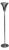 Art Deco Floor Lamp in Chrome, 1930s For Sale