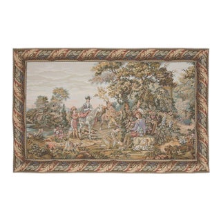 Horsemanship Loom Woven Tapestry - 123 X 195 Cm (4'1" X 6'5") - Requires Rod Size 5 For Sale