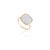 4.28 Ctw Bezel Set Chalcedony Gemstone Rings in 14k Solid Yellow Gold Size 5.5 For Sale In New York - Image 6 of 8