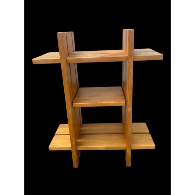 Elm shelf from the 70s by Maison Regain I have official proof of authenticity such as vintage catalogs, designer records,...