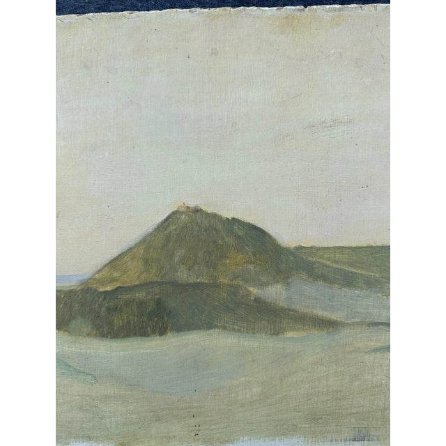 Möller Theo, Rhön, Fulda, Bieberstein Castle, Schakau 1938, Oil on Cardboard For Sale - Image 6 of 13