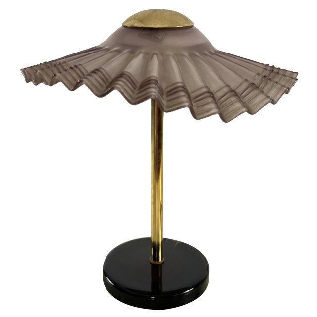 Mid-Century Murano Glass Table Lamp, 1960s For Sale