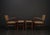 Wood Set of Scandinavian Chair and Ottoman attributed to Axel Larsson for Bodafors, Sweden, 1930s, Set of 4 For Sale - Image 7 of 18