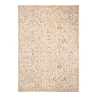 Chris Loves Julia x Loloi Palma Natural / Spice 9'-6" x 13'-1" Area Rug For Sale