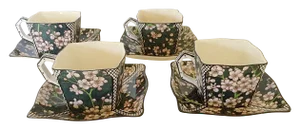 Royal Doulton Cups & Saucers - Set of 4