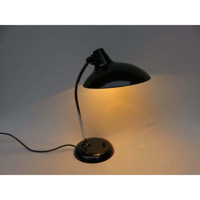 Black & Chrome Table Lamps from Kaiser Leuchten, 1950s, Set of 2 For Sale - Image 15 of 18