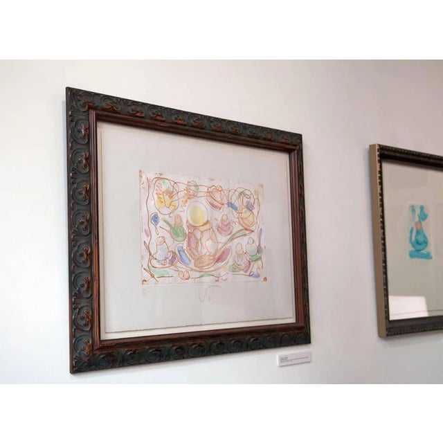 Original Limited Edition Oldenburg Etching and Aquatint. 1976. Size : 56,5x79,1 cm. Titled: Ice Cream Desserts. On...