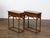 19th Century Pair of Teak 19th Century Console Tables with Drawers and Humpback Stretchers For Sale - Image 5 of 12