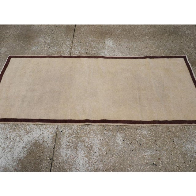 Galerie Shabab Collection Mid-20th Century Turkish Oushak Throw Rug For Sale - Image 4 of 8