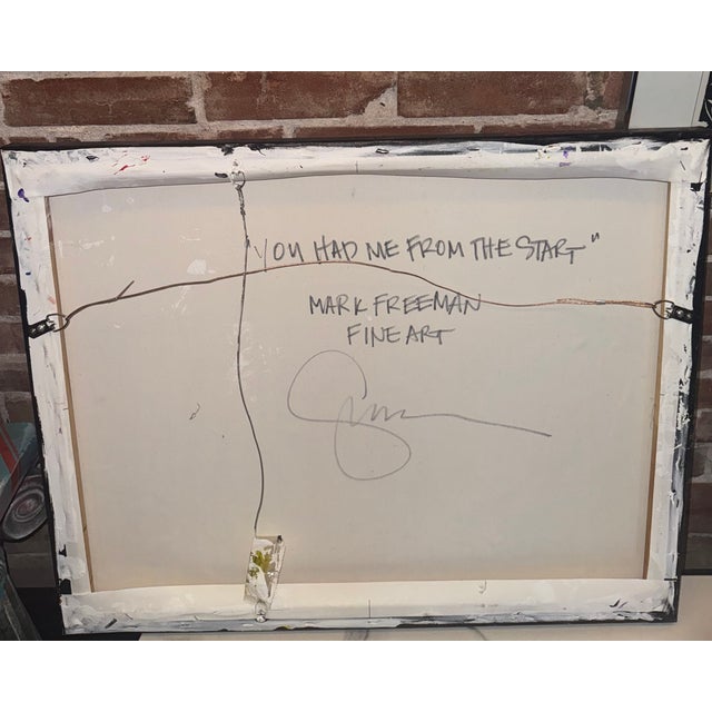 2020s Mark Freeman Abstract Expressionist Painting - "You Had Me From the Start" For Sale - Image 5 of 5