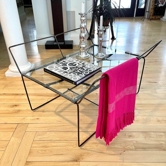 1970s 1970s Modern Industrial Coffee Table For Sale - Image 5 of 13