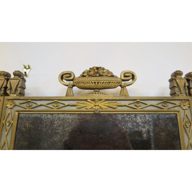 Wood Early 19th Century Panel Mirror For Sale - Image 7 of 13