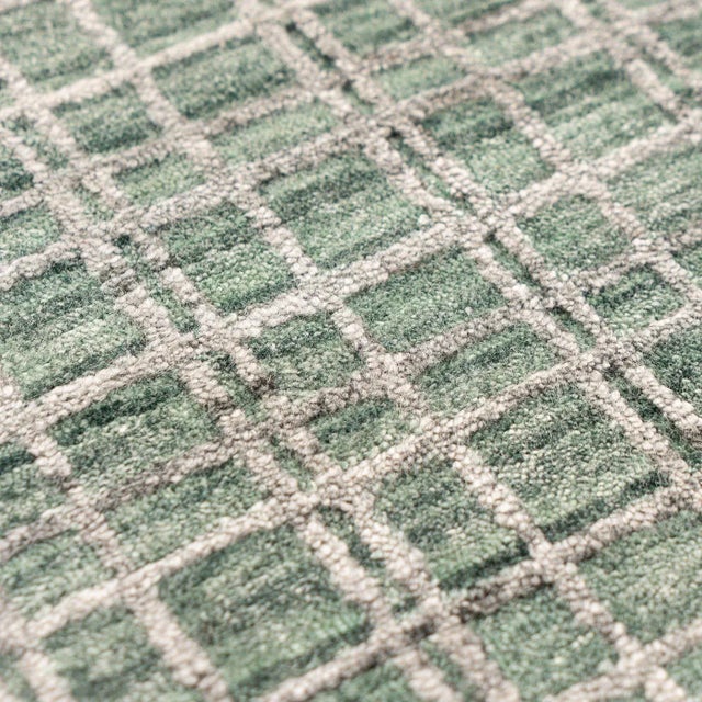 Simplicity Comfort Teal Green-Silver, 8'9 X 11'9 For Sale - Image 4 of 8