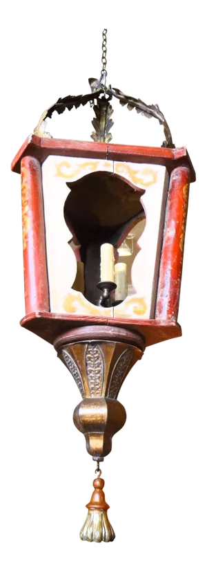 19th Century Italian Wood Lantern