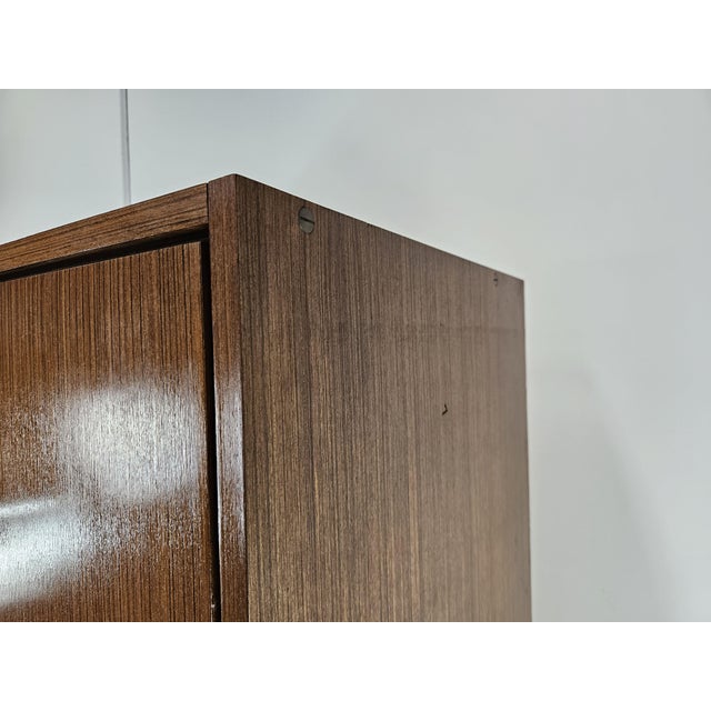Mid-Century Veneered Wardrobe with Two Doors, 1960 For Sale - Image 9 of 18