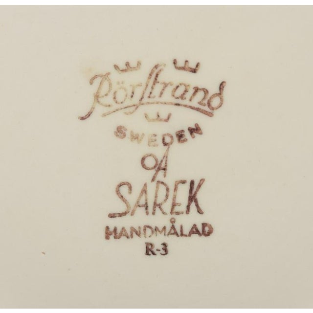 Large Modernist Ceramic Sarek Vase by Olle Alberius for Rörstrand For Sale - Image 6 of 7