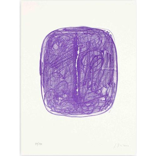 Lucio Fontana, Space Concept (Concetto Spaziale), Lithograph, 1967 For Sale