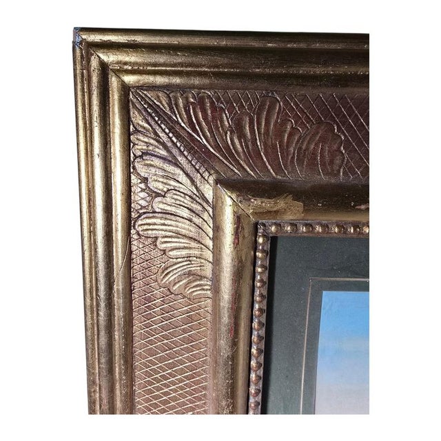 Arab Port, 1900, Large Watercolor, Framed For Sale - Image 15 of 18