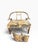 Vintage Pair of Empress Brass Lounge Chairs Attributed to Mastercraft in Clarence House Tibet Fabric For Sale - Image 11 of 16