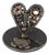 Sculpture Heart in Metal, Iron & Steel by Simon Saronni For Sale