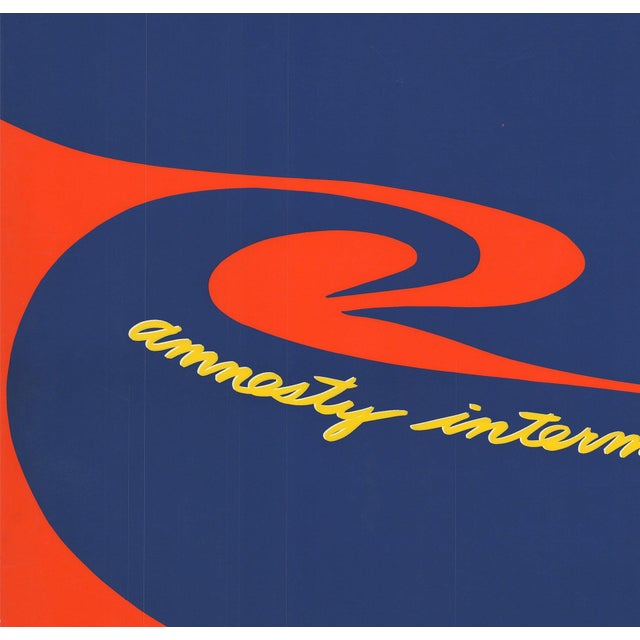 Contemporary Jack Youngerman Amnesty International, 1977 - Signed For Sale - Image 3 of 5