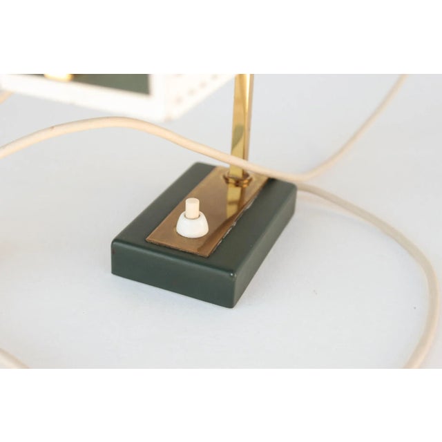 Desk Lamp in Perforated Metal, 1950s For Sale - Image 12 of 16