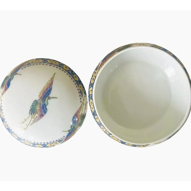 1950s French Limoges Porcelain Candy Box, 1950s For Sale - Image 5 of 12