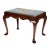 Wood American Queen Anne Style Slip Seat Mahogany Stool, 1900-50 For Sale - Image 7 of 13