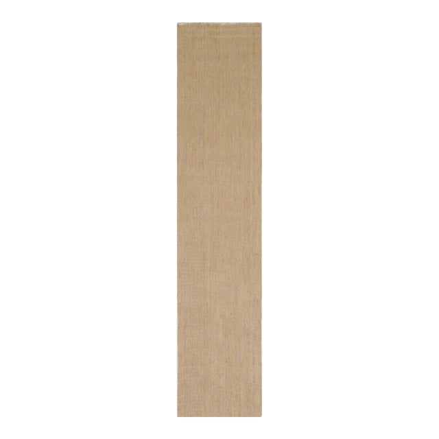 Rug & Kilim’s Modern Textural Extra-Long Runner Rug in Beige-Brown & Cream Tones - 2'7" X 12' For Sale