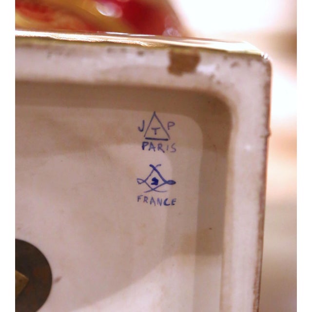 Pair of 19th Century French Neoclassical Hand Painted “Porcelaine De Paris” Urns For Sale - Image 14 of 14