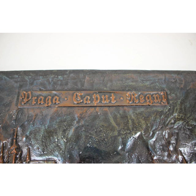 1970s Mid-Century Wall Sculpture in Copper and Metal, 1972 For Sale - Image 5 of 18