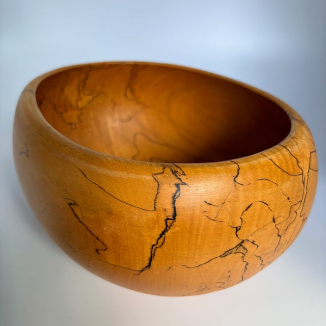 Bowl in Rotted Beech by Gösta Israelsson, 1960s For Sale - Image 4 of 10