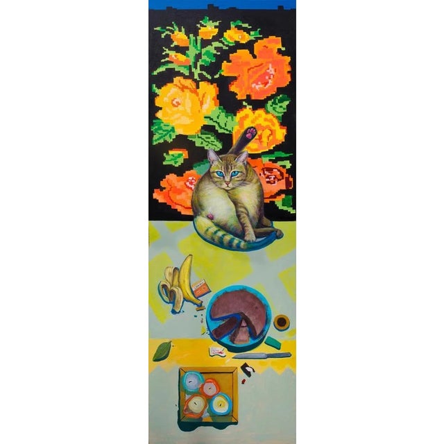 Natasha Lelenco, 7 Portraits and Still Lifes, 2023, Dibonds, Set of 7 For Sale - Image 6 of 11