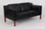 Beautiful original Børge Mogensen sofa, model 2212, with original black leather upholstery. The sofa is in excellent...