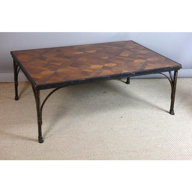 Brown Large Living Room Coffee Table, 1980s For Sale - Image 8 of 9