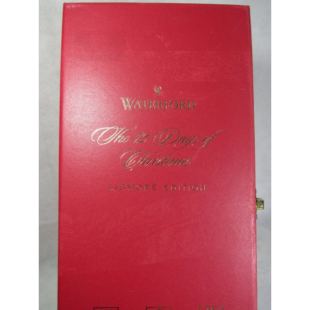 Vintage #2 Waterford Crystal "12 Days of Christmas" Flute Glass "Two Turtle Doves" For Sale - Image 12 of 15