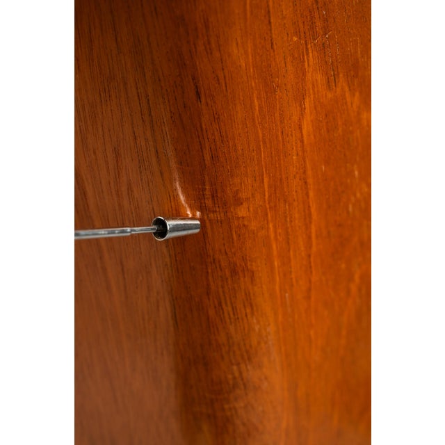 Scandinavian Modern Bentwood Office Chair Constructed From Birch With Patinated Cognac Leather, Axelsson Style, Sweden, 2000s For Sale - Image 11 of 12