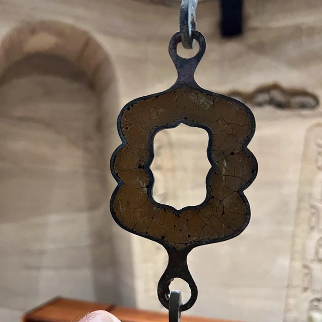 Bronze 1950s Pepe Mendoza Patinated Brass Lamp Chain Mexico For Sale - Image 8 of 12