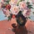 Mid-Century Modern 'Still Life of Tulips and Roses' by Irene Stry, New York, Society of Independent Artists, National Academy of Design For Sale - Image 3 of 8
