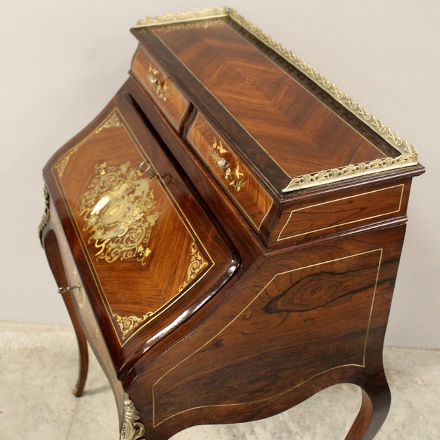 19th Century Napoleon III Writing Desk For Sale - Image 13 of 14