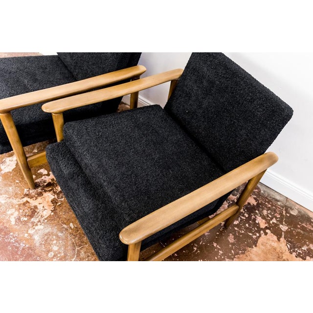 GFM 142 Armchairs by Edmund Homa for Gościcńskie Furniture Fabryki, 1960s, Set of 2, in Restored conditions. Designed 1960...