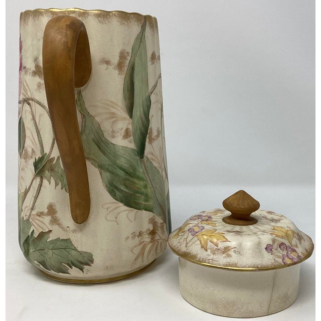Cream Rare Adderley Lemonade Pitcher C 1912. For Sale - Image 8 of 8